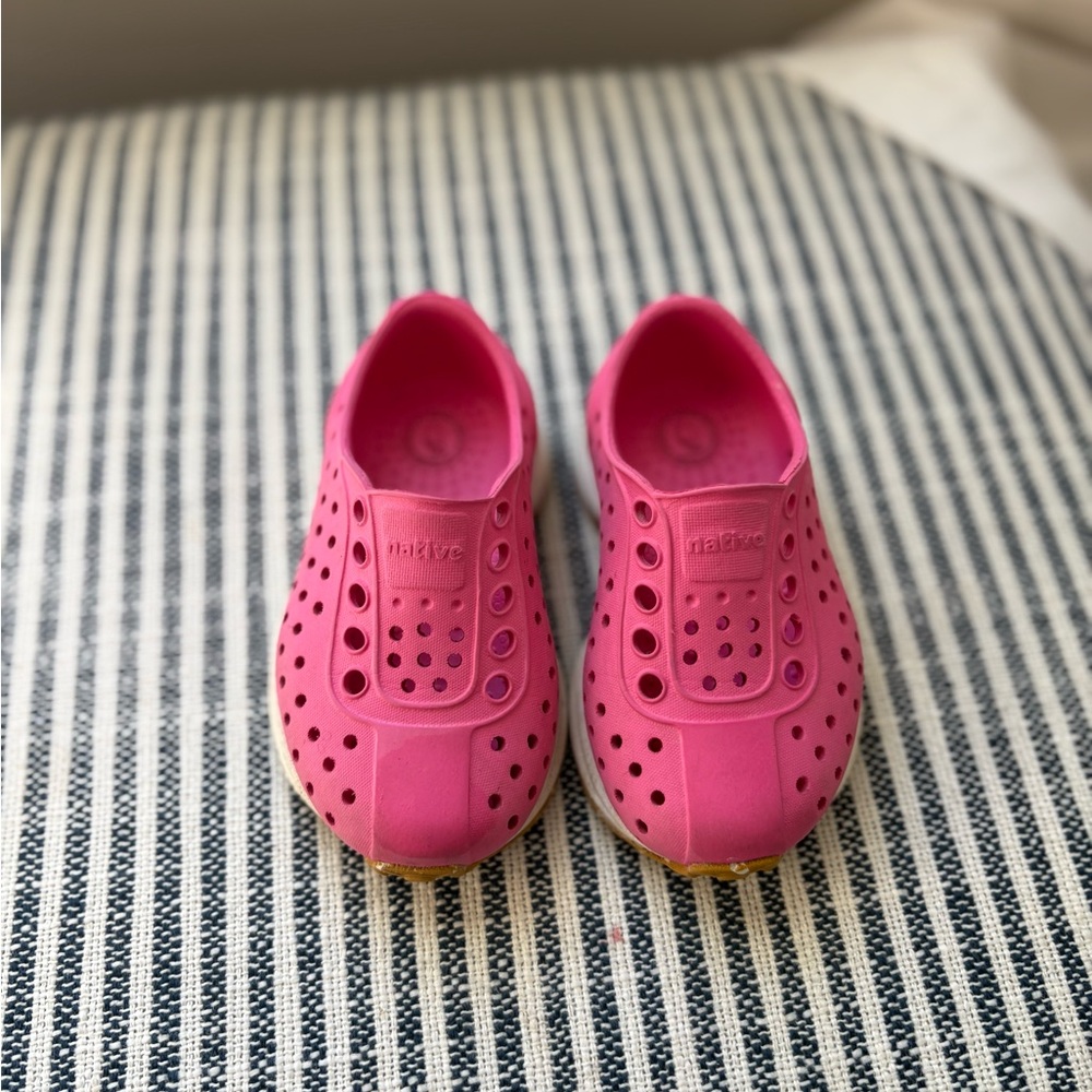 Bundle of Native Kids Pink Shoes and Keen Sandal